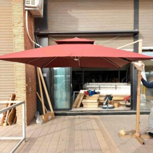 Parasoles de jardin pour café restaurant hôtel au maroc